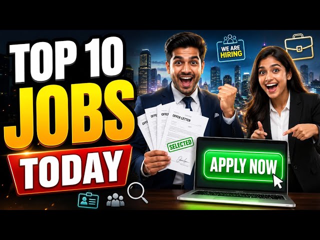 🚨 Top 10 Verified Jobs in India Today | Freshers & Experienced | Direct Apply Links | 29 July 2026
