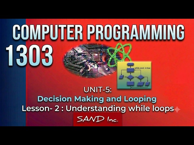1303 Unit 05 Lesson 02 Understanding While Loop C While Loop আয়