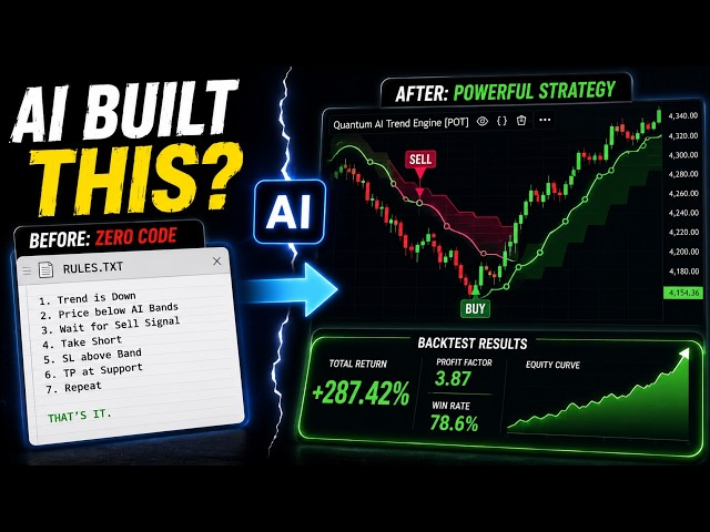 I Built a Complete Trading System With AI (Zero Code)
