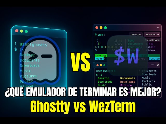 ¿Qué Emulador De Terminal Es Mejor En 2026? |  Ghostty vs WezTerm