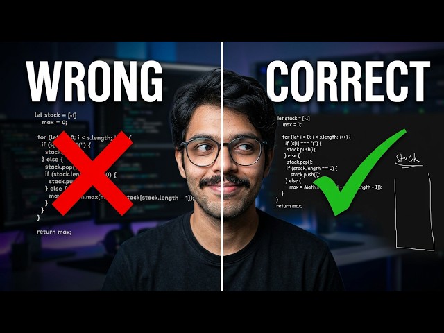 Longest Valid Parentheses I Explained | Stack | DSA #19