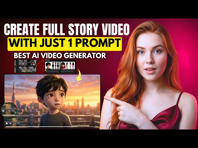 I Created a FULL AI Story Video with Just ONE Prompt ( Best AI Video Generator Is Insane 😳)