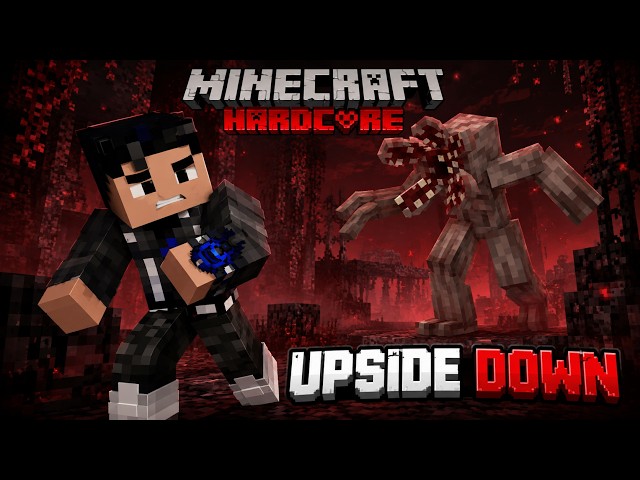 I Survived the UPSIDE DOWN as BEN 10 in Hardcore Minecraft