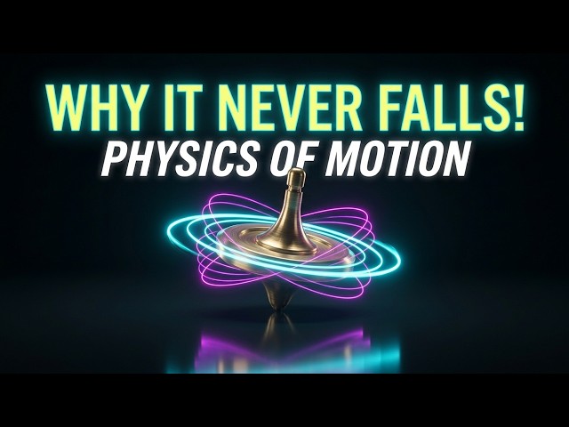 How Gyroscopic Precession Defies Gravity Visualized | Physics