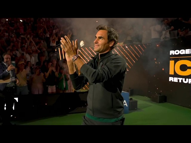 AN ICON RETURNS 👑 Roger Federer makes Arthur Ashe Stadium return | US Open 2026