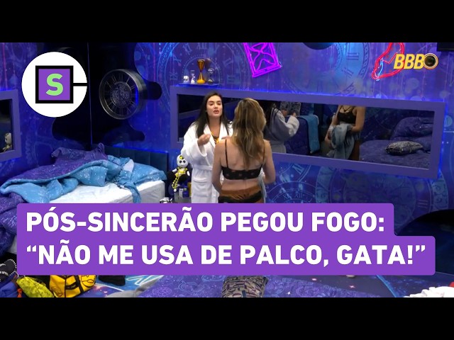 BBB 26: Ana Paula e Jordana discutem após dinâmica do Sincerão: “Não me usa de palco, gata!”