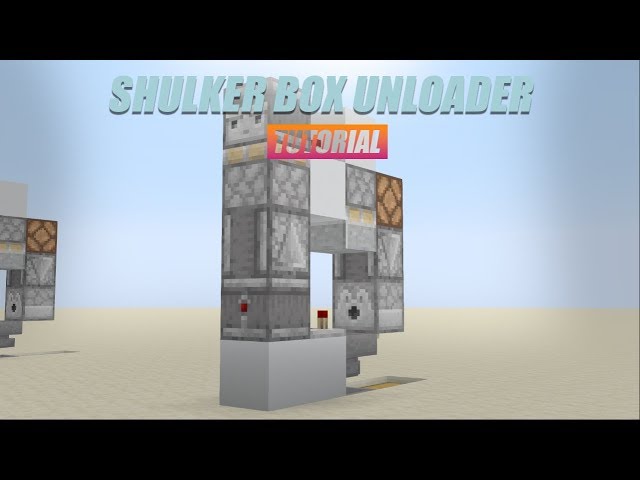 2 Simple Shulker Box Unloading System for Java 1.13
