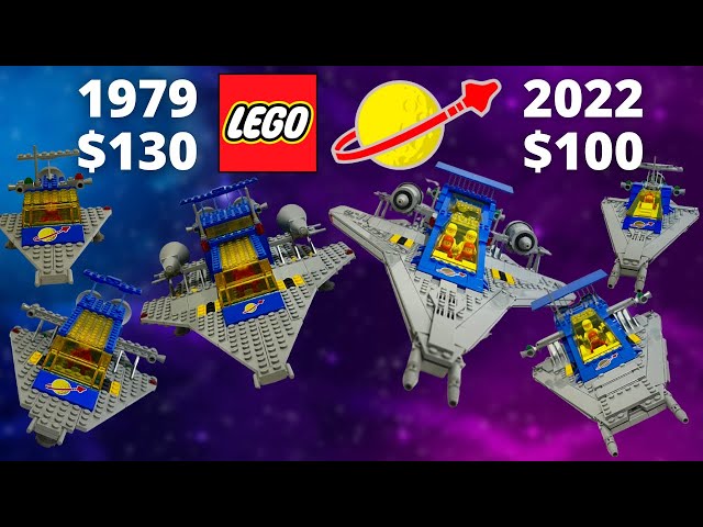 LEGO Classic Space Galaxy Explorer + Alternate Models: 1979 VS 2022
