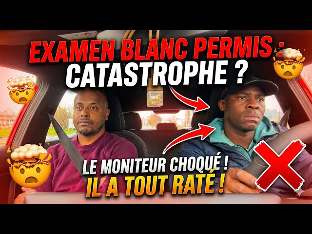 EXAMEN BLANC CATASTROPHE ? Le Moniteur est CHOQUÉ ! (+ Le Débriefing) 🤓