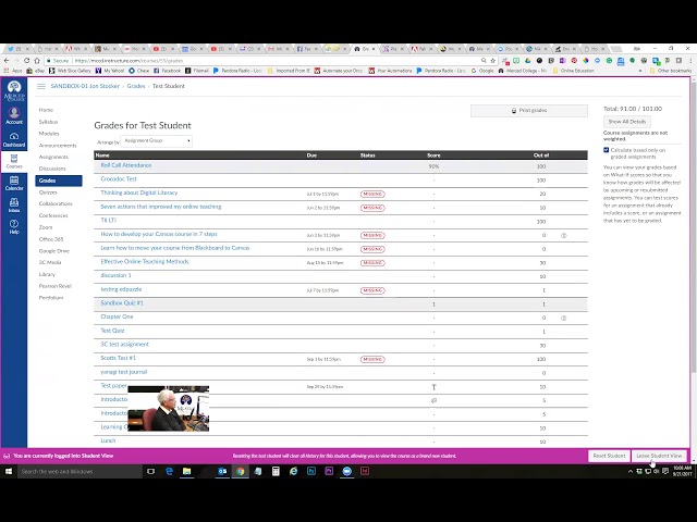 Attendance & Grades in Canvas