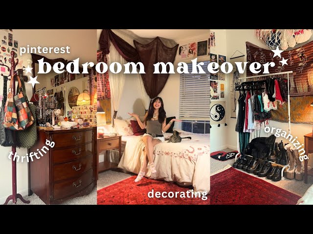I built my DREAM BEDROOM with thrifted finds!! (i can't believe the transformation!)