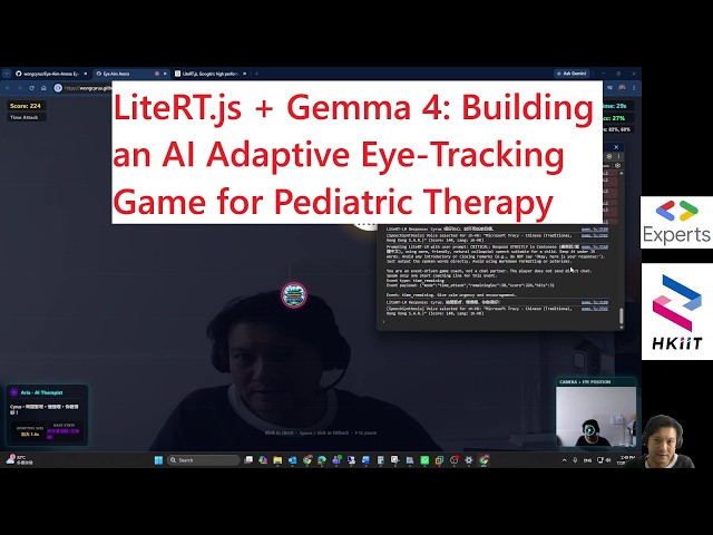 LiteRT.js + Gemma 4: Building an AI Adaptive Eye-Tracking Game for Pediatric Therapy