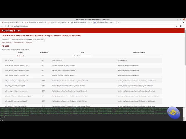 Codecast: Getting Started with Rails 7 02: Setup Git and Create the First Controller