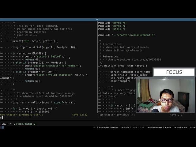 Live study: read along book "Operating Systems: Three Easy Pieces" (Part 125)