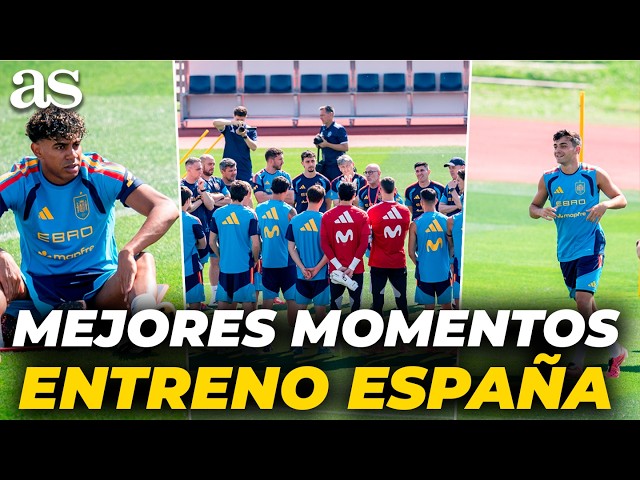 The BEST MOMENTS of SPAIN'S first TRAINING session before the 2026 WORLD CUP