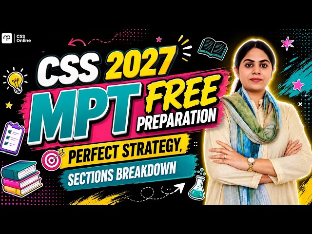 FREE CSS 2027 MPT Preparation | Syllabus breakdown & Strategy to Ace MPT | nearpeer.org