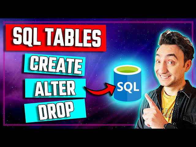 SQL for Beginners: Learn DDL with Create, Alter, and Drop Tables