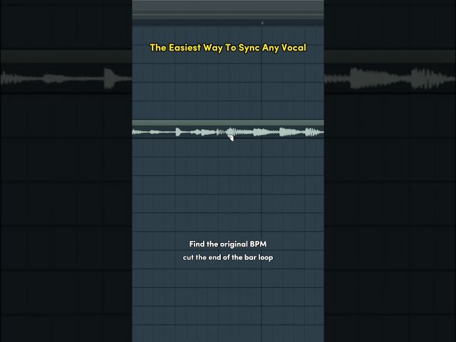 The Easiest Way To Sync Any Vocal