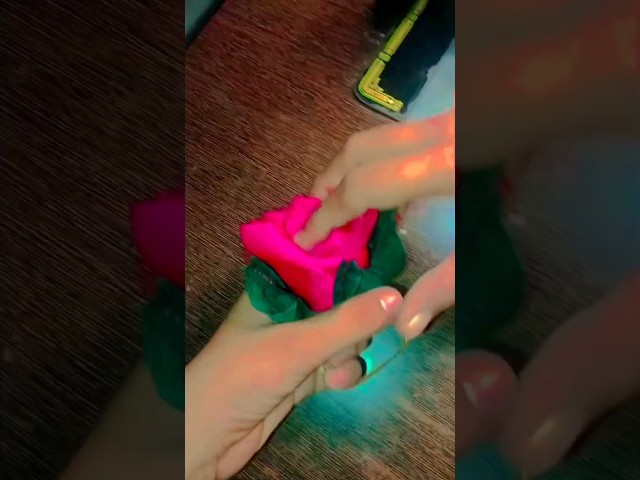Beautiful Rose latkan making #easy blause latkan design #latkandesign #shorts