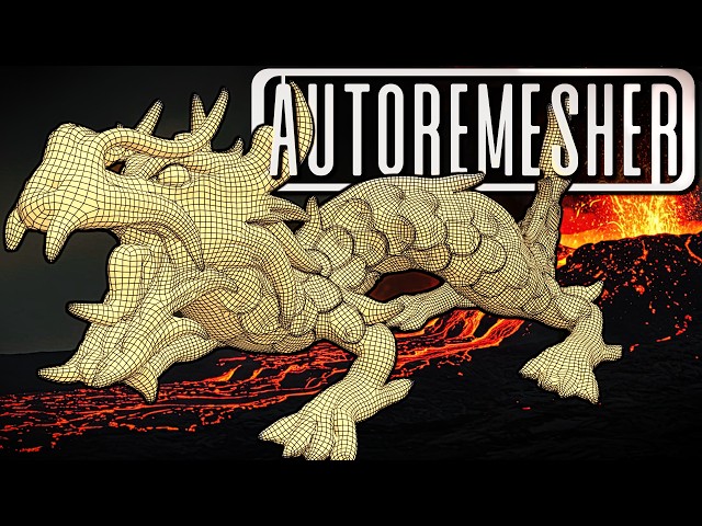 ONE CLICK RETOPO - Free & Open Source - It's AutoRemesher!
