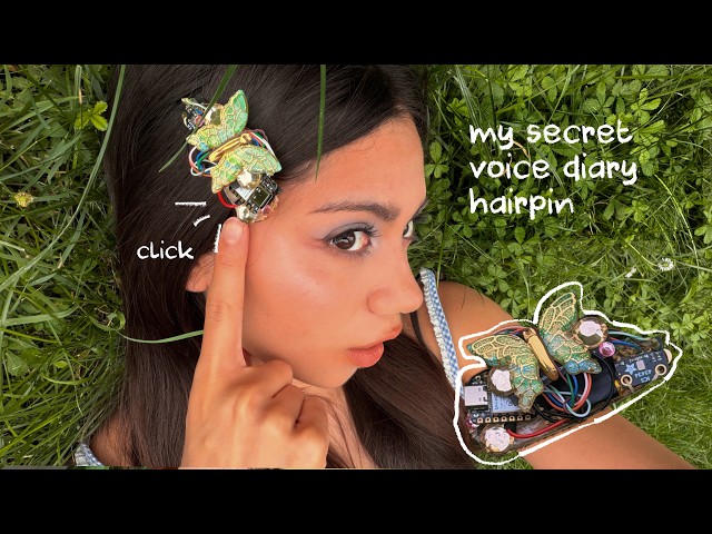 I built a diary you wear in your hair