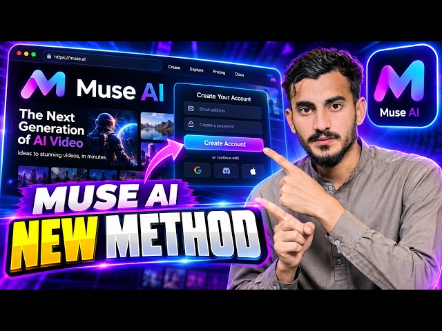 How to Create a Muse AI Account | New Working Method