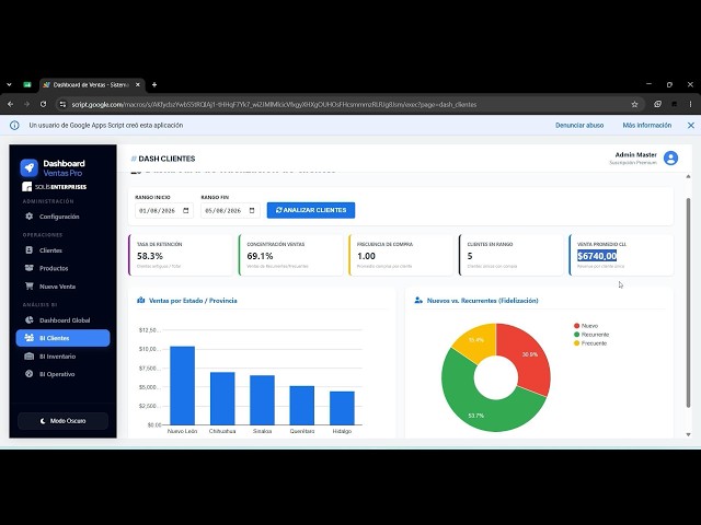 Sistema App Web Para Registro de Ventas con Google Sheets y Apps Script