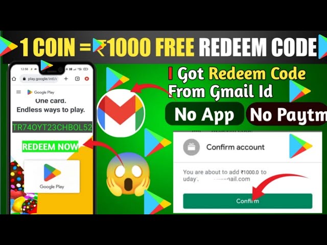 GOOGLE से REDEEM CODE | 500 🥳 TODAY REDEEM CODE |  REDEEM CODE TODAY 