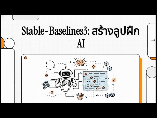 Stable-Baselines3: ทางลัดสร้าง AI ให้ฉลาดด้วย Reinforcement Learning