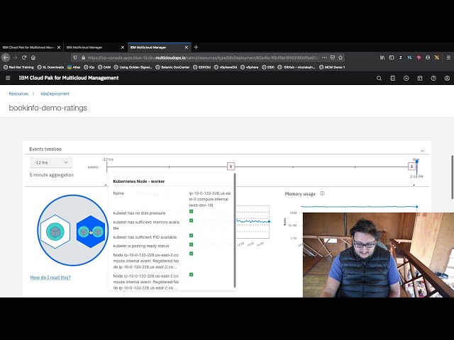 CloudPak for MultiCloud Management - Ejemplo de Trazabilidad y Monitoreo de Apps en Containers