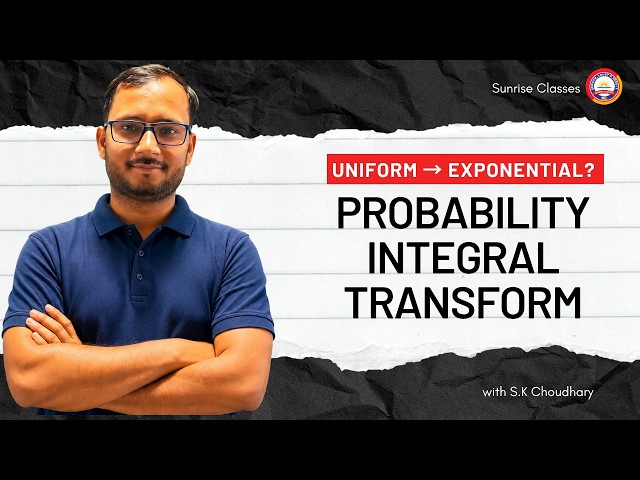 Indian Statistical Service | Probability Integral Transform | Uniform to Exponential Distribution