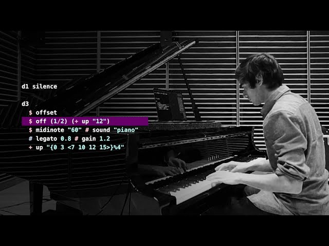 Live coding performance – Fantasie No. 0 in C minor for Piano and Computer