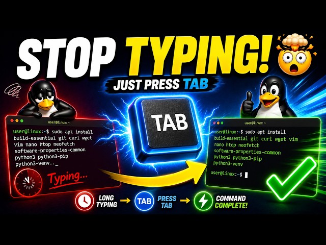 This Linux Terminal Trick Saves You SO Much Typing! 🤯