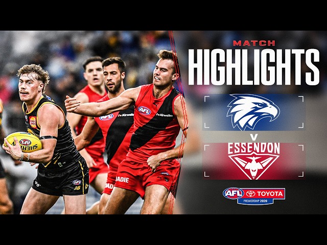 West Coast Eagles v Essendon Highlights | Round 12, 2026 | AFL