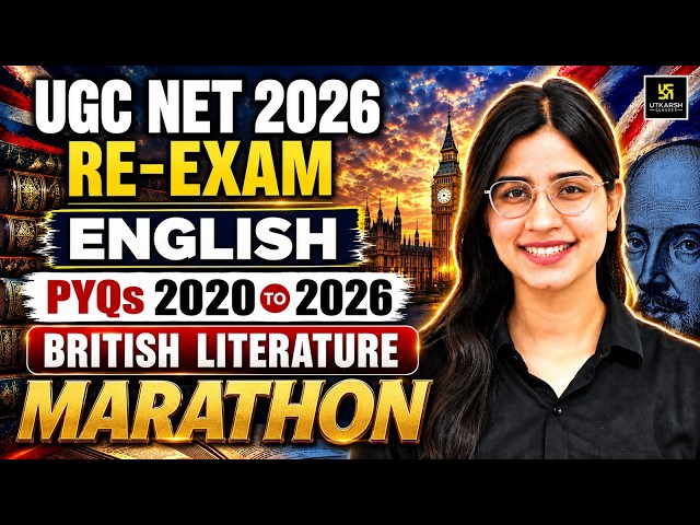 UGC NET 2026 Re-Exam | English Literature PYQ (2020–2026) | British Literature Marathon | Prerna Mam