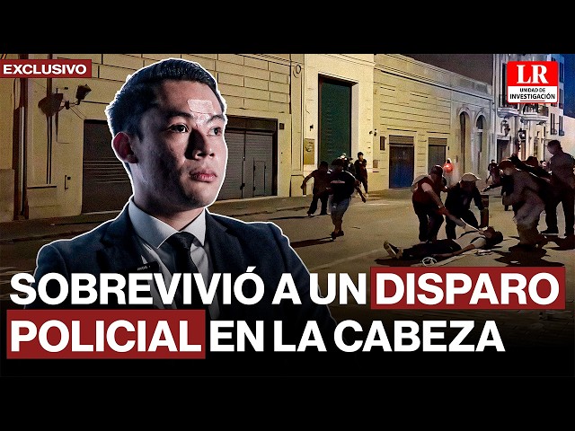 "They thought I had died": victim of crackdown at anti-Dina Boluarte protests speaks out | #hlr