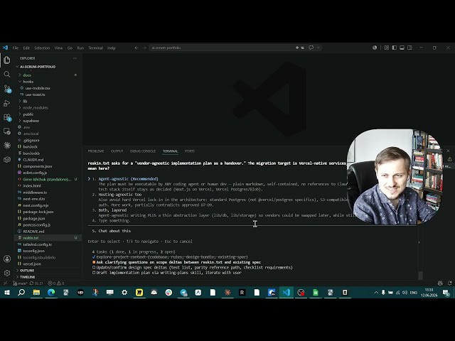 Claude Design & Code + Open Code with GLM 5.1 | Redesigning My Portfolio Site