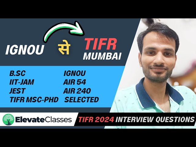 From IGNOU to TIFR (MSc-Phd) Selection | Rohit Shekhawat - Tips for JAM, JEST & TIFR Physics