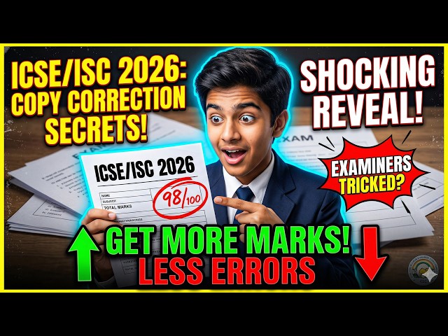 ICSE/ISC 2026: GOOD NEWS! 😍 Copy Correction LATEST Update | Lenient Marking by EXTRA MARK