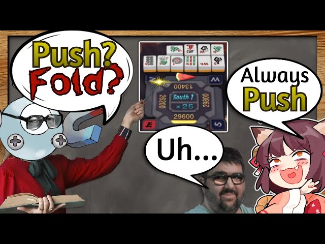 PonCat U: When to Push or Fold in Riichi Mahjong, with Chris from @RiichiNomi