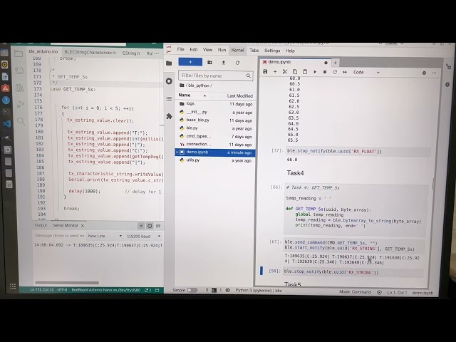 Task 4: Get Temperature Command