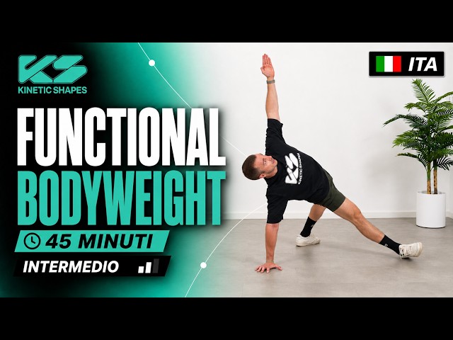 45’ Functional Bodyweight Workout | Italian Guided Class