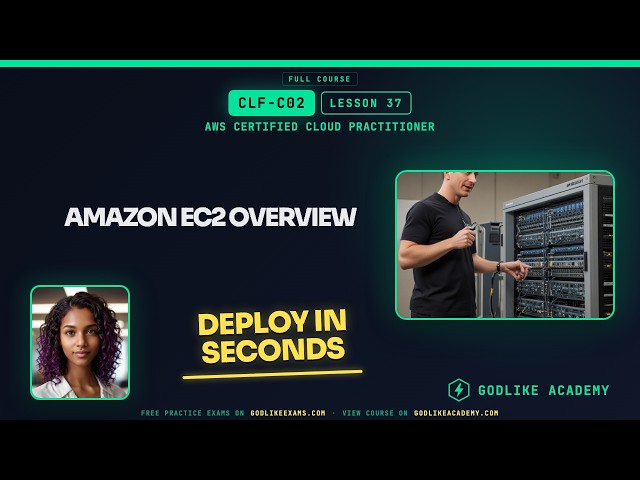 CLF-C02 AWS Certified Cloud Practitioner · Lesson 37: Amazon EC2 Overview | Virtual Servers Explaine