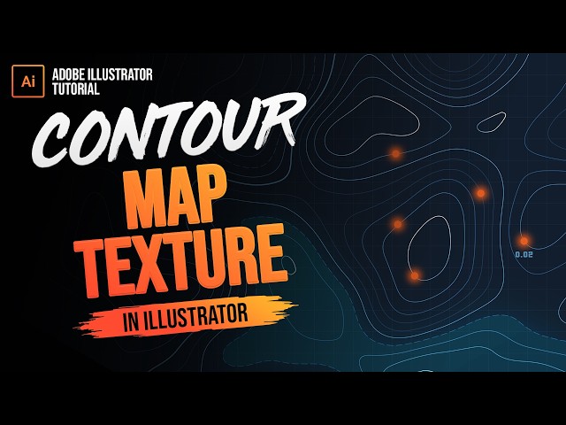 Topographic Contour Map Effect in Adobe Illustrator - Step-by-Step Tutorial