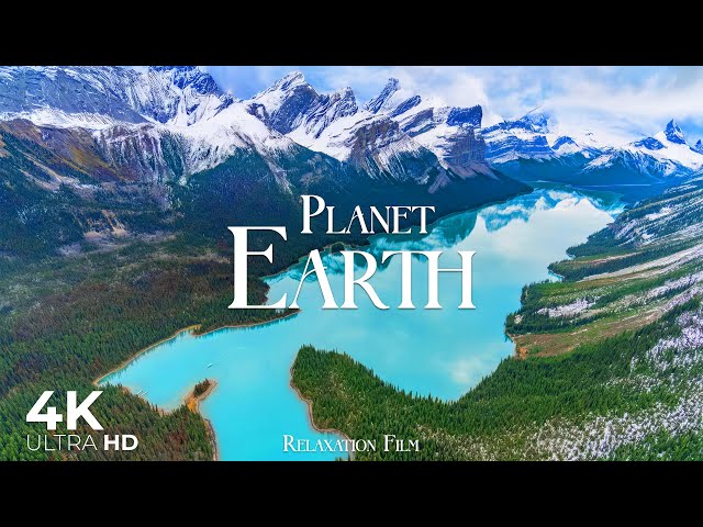 Planet Earth 4K • Nature Relaxation Film with Peaceful Meditation Music