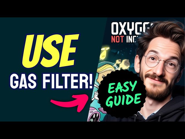 How to USE a GAS FILTER in Oxygen Not Included (Step by Step)