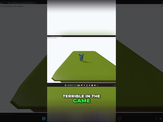 GDevelop Camera: Advanced 3D Platformer #shorts #tutorial #gamedev #gdevelop #gdevelop5