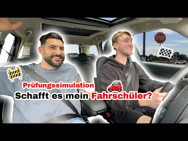 Driving Test (Simulation) with Driving Instructor Lukas