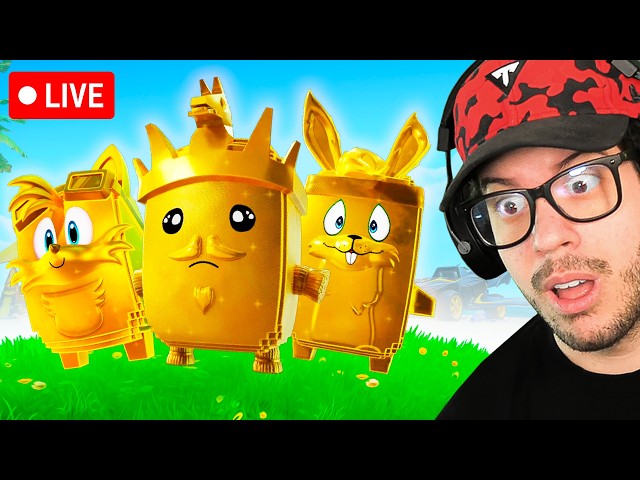 🔴 LIVE! - NEW *GOLD SPRITES* UPDATE in FORTNITE! (SPRITE HUNTING)
