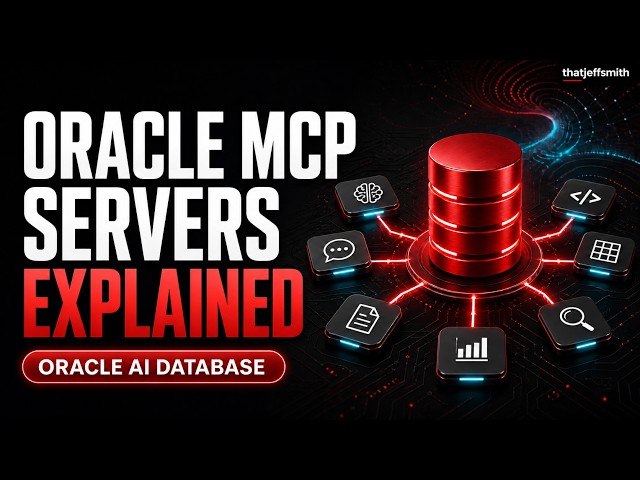 Oracle MCP Servers Explained - connecting AI to your Oracle AI Database